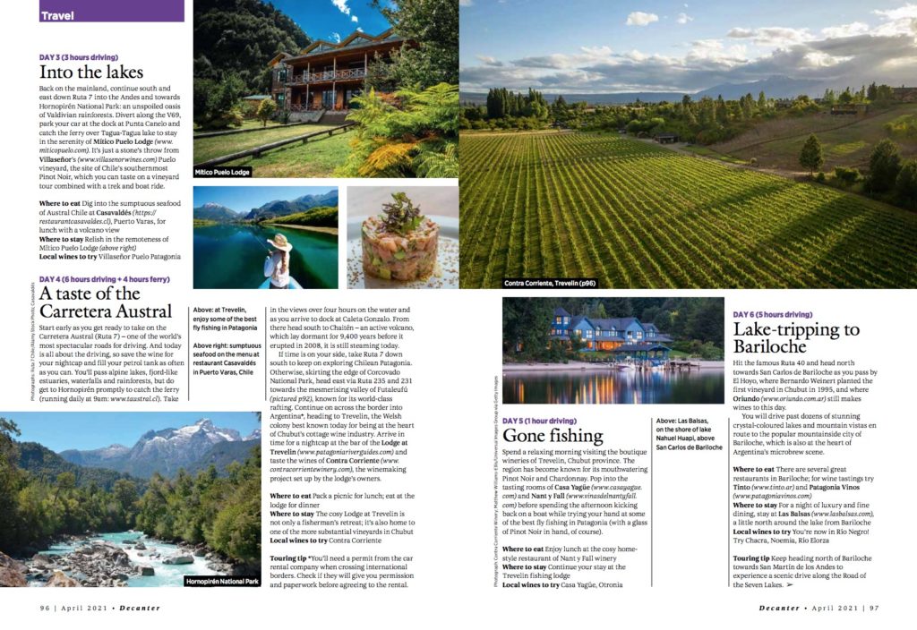 Decanter Chile wine writer Amanda Barnes on wine in Austral Chile and a travel guide to Patagonia. Discover the wineries of southern Argentina and Patagonia